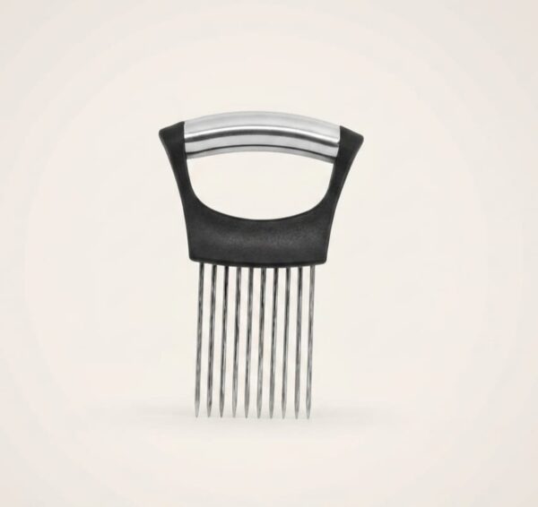 304-Stainless-Steel-Onion-Needle-Slicer-Onion-Insert-Kitchen-Tool-Onion-Fork-Holder-Meat-Tenderizer-Pine-Needle.jpeg Stainless Steel Onion Slicer Holder