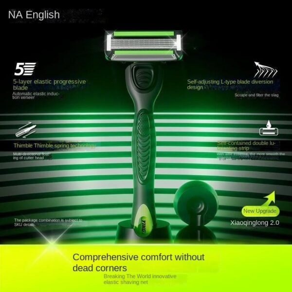 Non-Electric Shaving Set with Foam and Shaving Cream