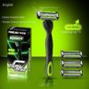 Non-Electric Shaving Set with Foam and Shaving Cream